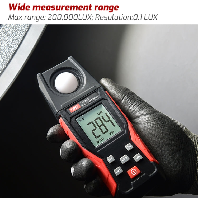 Digital Light Meter Illuminance Lux Meter Backlight LCD Display 0.1-200000LUX/0.01-20000FC Light Sensor Tester