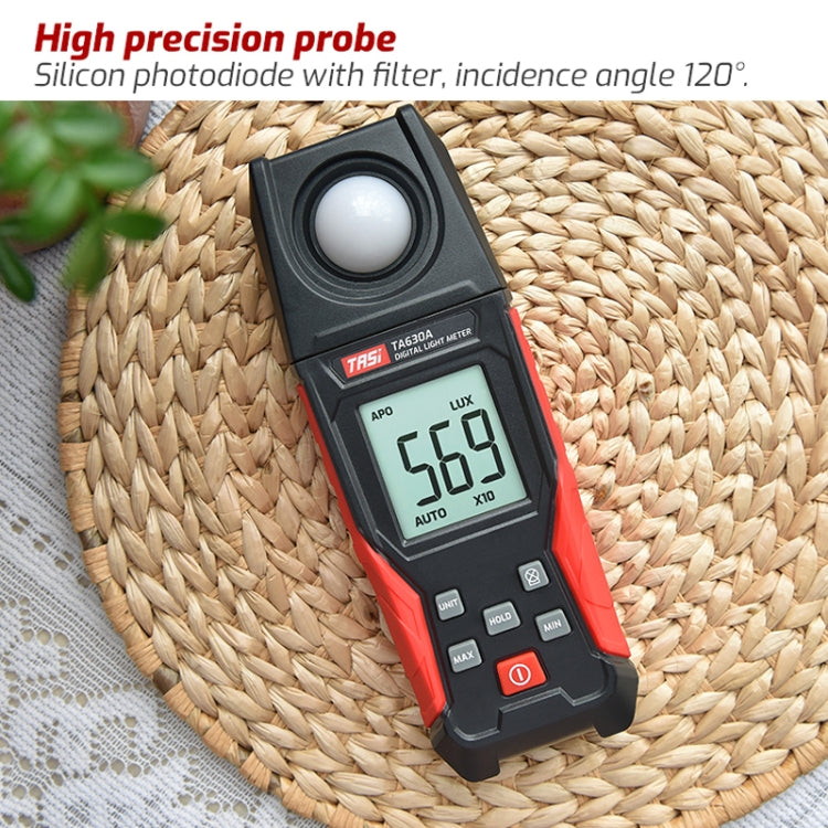 Digital Light Meter Illuminance Lux Meter Backlight LCD Display 0.1-200000LUX/0.01-20000FC Light Sensor Tester