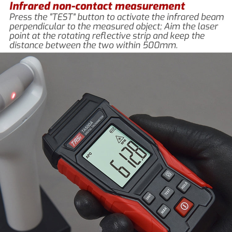 Laser Tachometer Digital Display Measuring Speed Meter Reluova