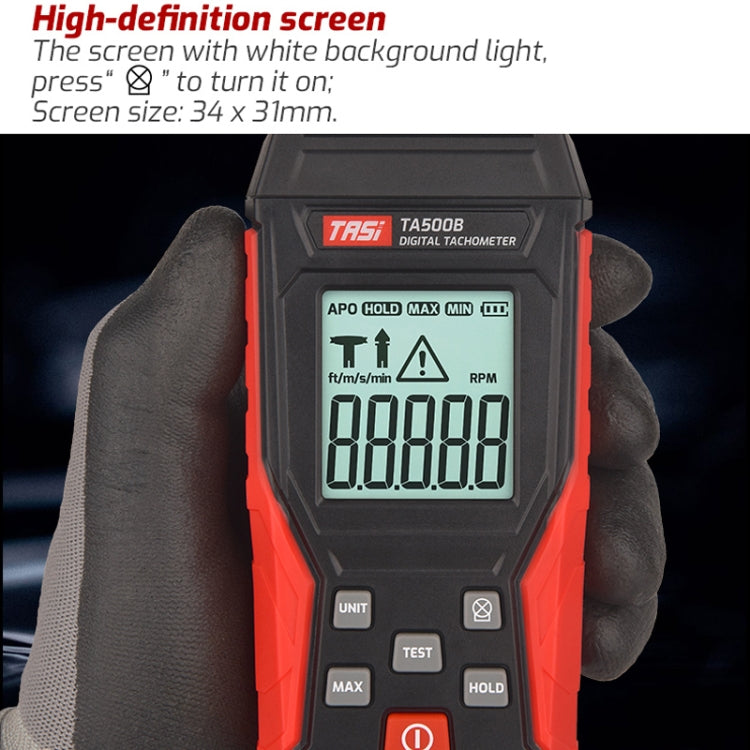 Laser Tachometer Digital Display Measuring Speed Meter Reluova