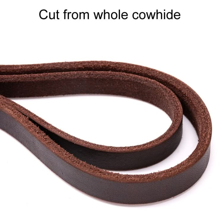 Pet Outing Cowhide Towing Leash Dog Training Harness - Reluova