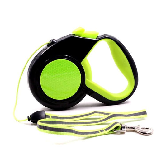 3m Pet Automatic Retractable Towing Leash Night Reflective Dog Walking Tractor(Green)-Reluova