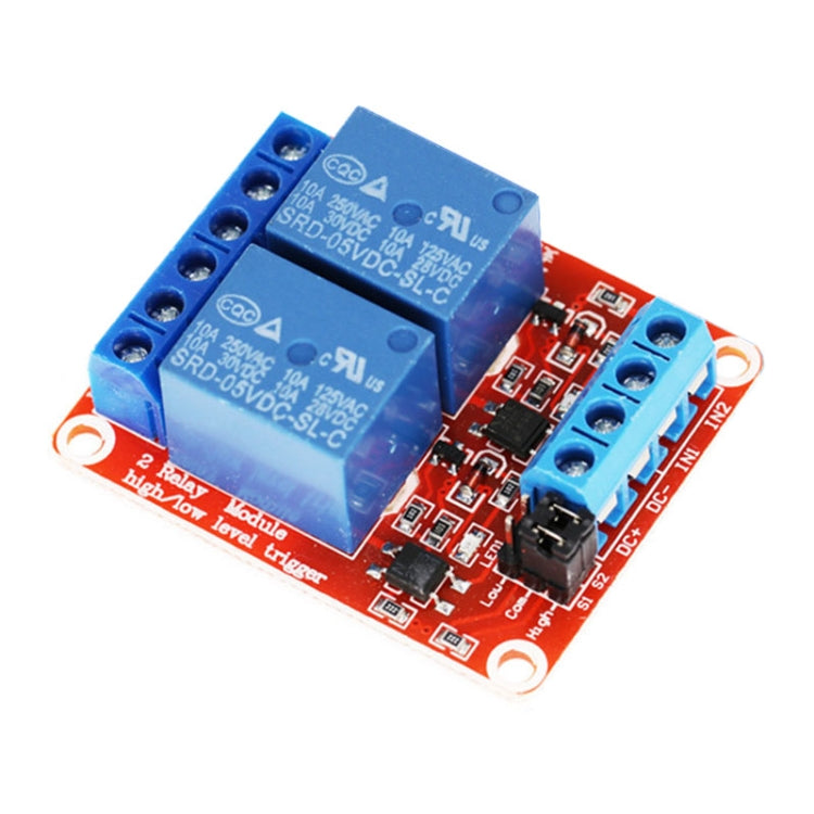 Relay Module With Optocoupler Isolation Supports High And Low Level Trigger Expansion Board