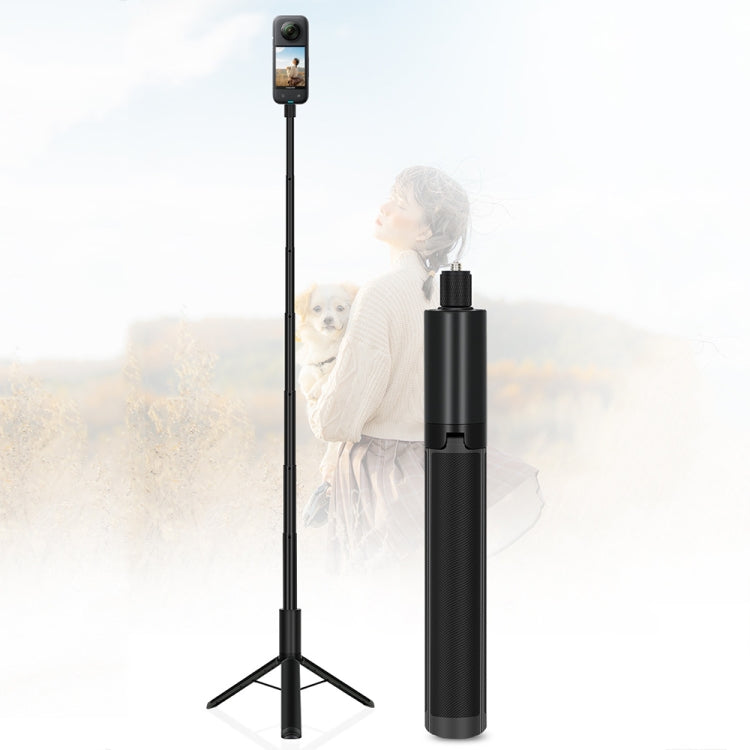 1.22m For Insta360 One X Retractable Integrated Camera Panoramic Invisible Selfie Stick Tripod