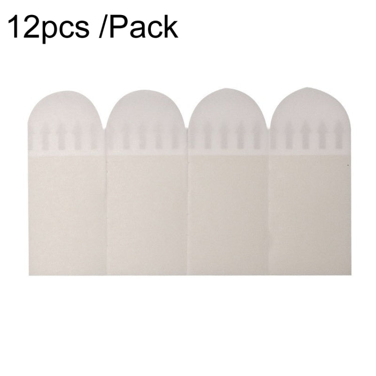 20 x 46mm 12pcs /Pack Strong Stainless Adhesive Removable Sticky Hooks Household Fixing Tearable Backing Stickers-Reluova