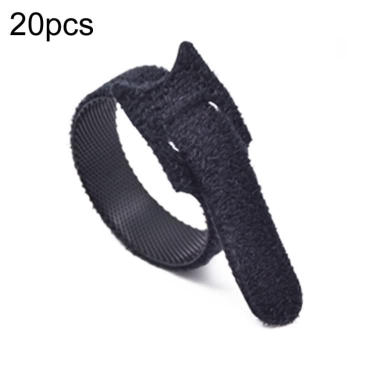 20pcs Nylon Fixed Packing Tying Strap Data Cable Storage Bundle