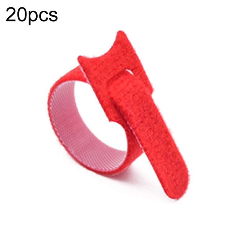 20pcs Nylon Fixed Packing Tying Strap Data Cable Storage Bundle