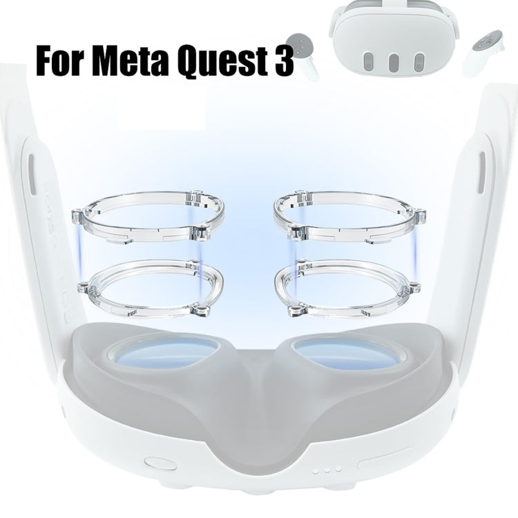 For Meta Quest 3 VR Magnetic Eyeglasses Frame Reluova