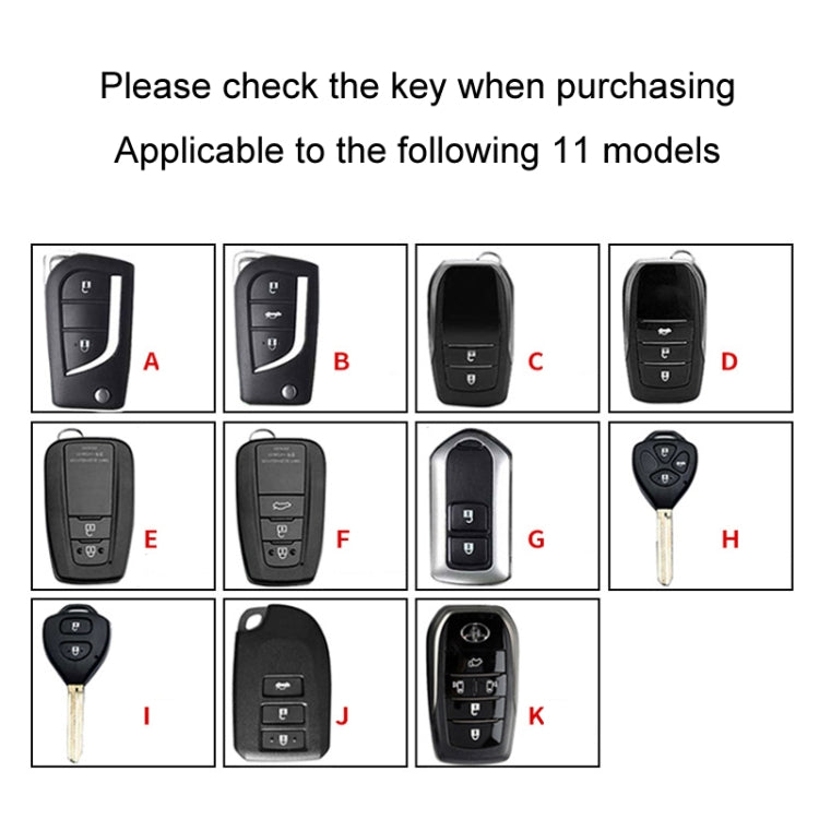 For Toyota Car Key Cover Multifunctional Keychain Anti-lost Number Plate ÎҵÄÉ̵ê