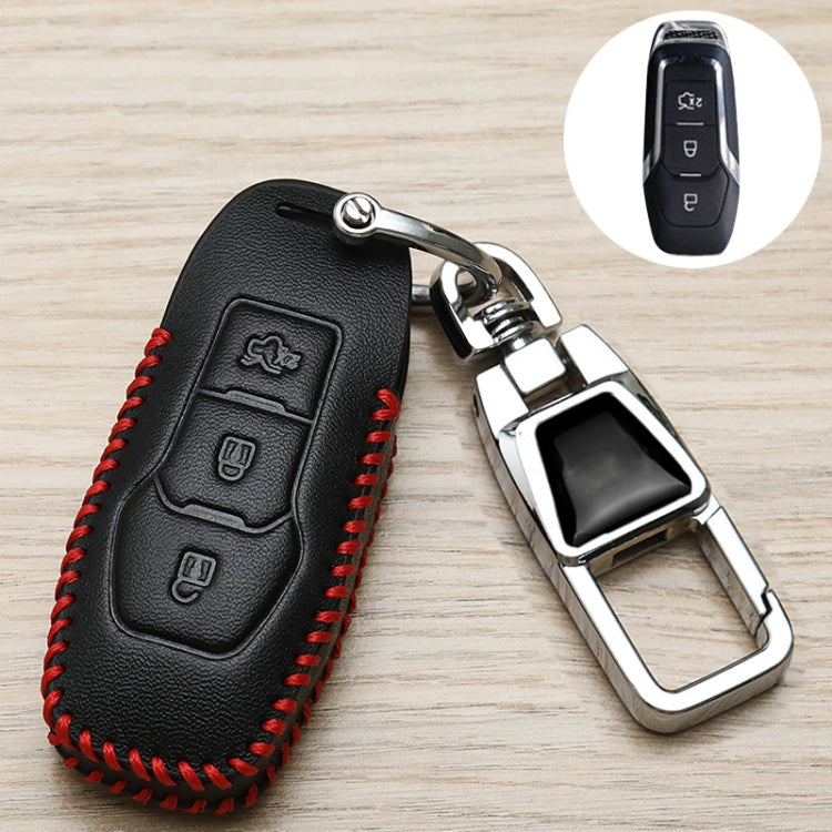 For Ford Car Key Cover Keychain Anti-lost Number Plate