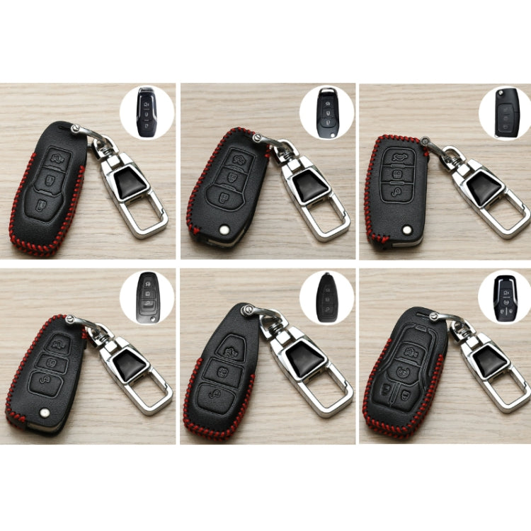 For Ford Car Key Cover Keychain Anti-lost Number Plate