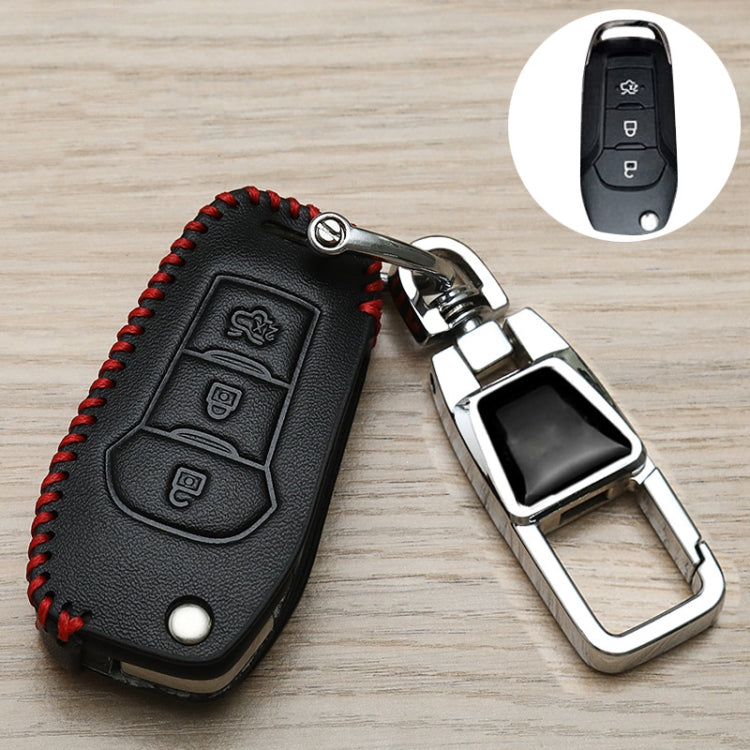 For Ford Car Key Cover Keychain Anti-lost Number Plate