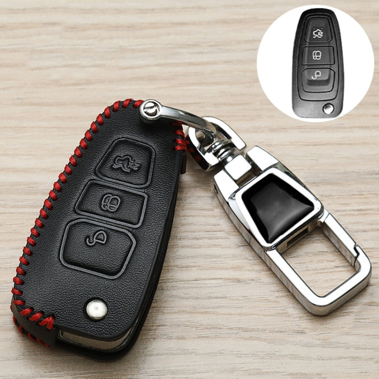 For Ford Car Key Cover Keychain Anti-lost Number Plate