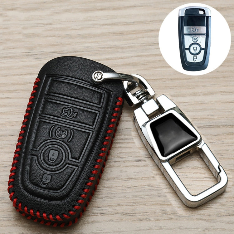 For Ford Car Key Cover Keychain Anti-lost Number Plate