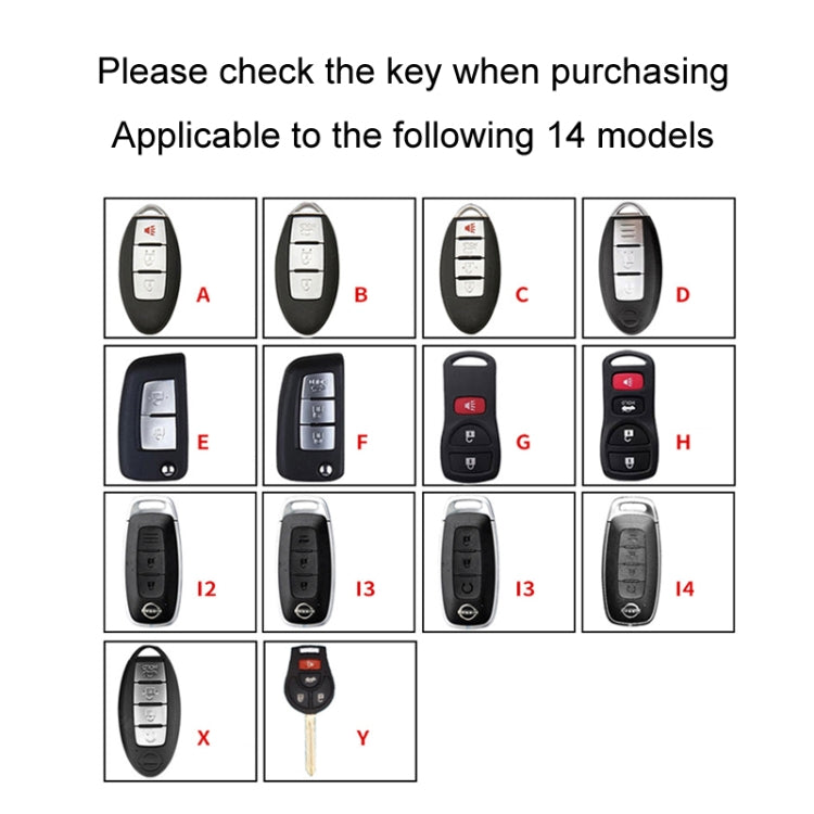 For Nissan Car Key Cover Keychain Anti-lost Number Plate ÎҵÄÉ̵ê