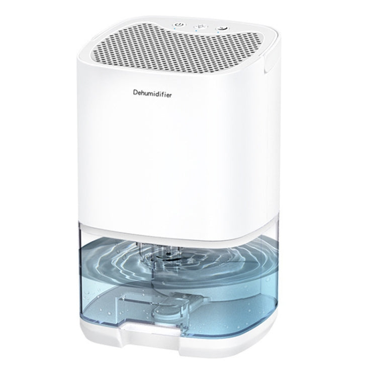 1L 36W Air Dehumidifier for Home Damp Drying Clothes with 7 colors Light UK Plug(White)-Reluova