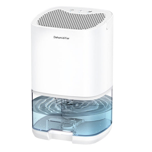 1L 36W Air Dehumidifier for Home Damp Drying Clothes with 7 colors Light US Plug(White)-Reluova