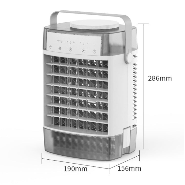 Air Conditioner Water Cooling Fan With Spray 3 Gear Wind 3 Speed Timing Reluova