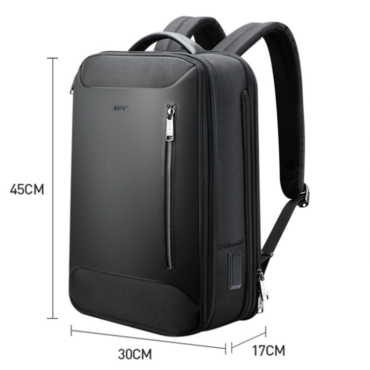 Bopai 61-19011 Large Capacity Waterproof Travel Laptop Backpack With USB+Type-C Port