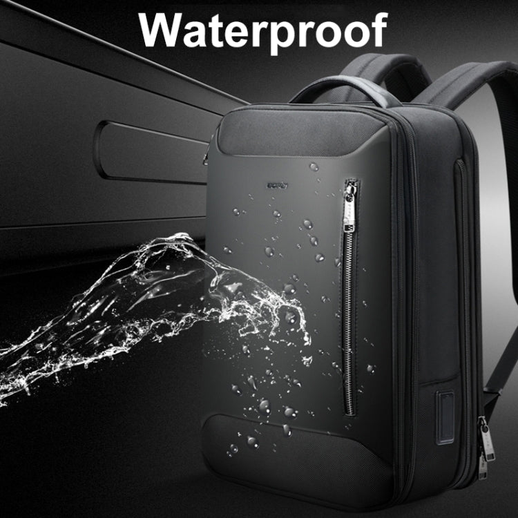 Bopai 61-19011 Large Capacity Waterproof Travel Laptop Backpack With USB+Type-C Port