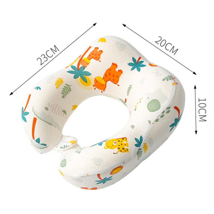 Children U-Shaped Memory Pillow Portable Cartoon Neck Care Pillow My Store