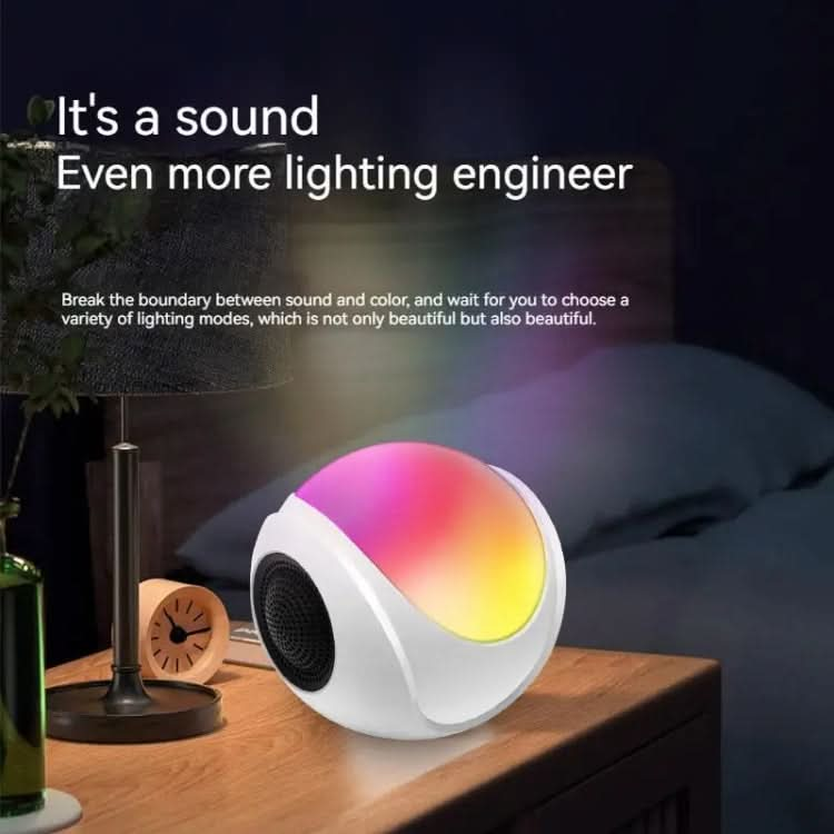 SY-688 TWS RGB Colorful Light Mini Card Bluetooth Speaker