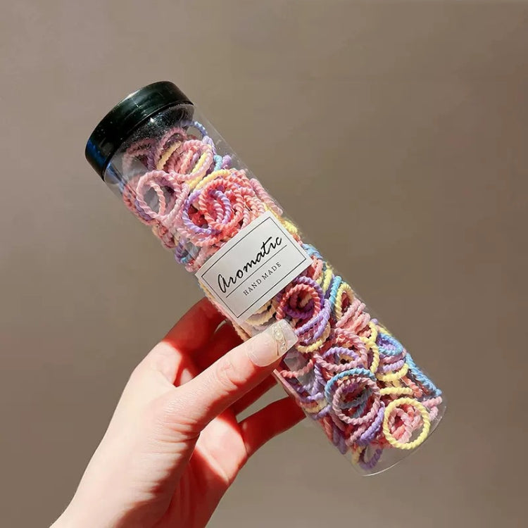 300pcs /Can Baby Elastic Hair Accessories And Hair Ties Children Non-Injury Hair Band My Store