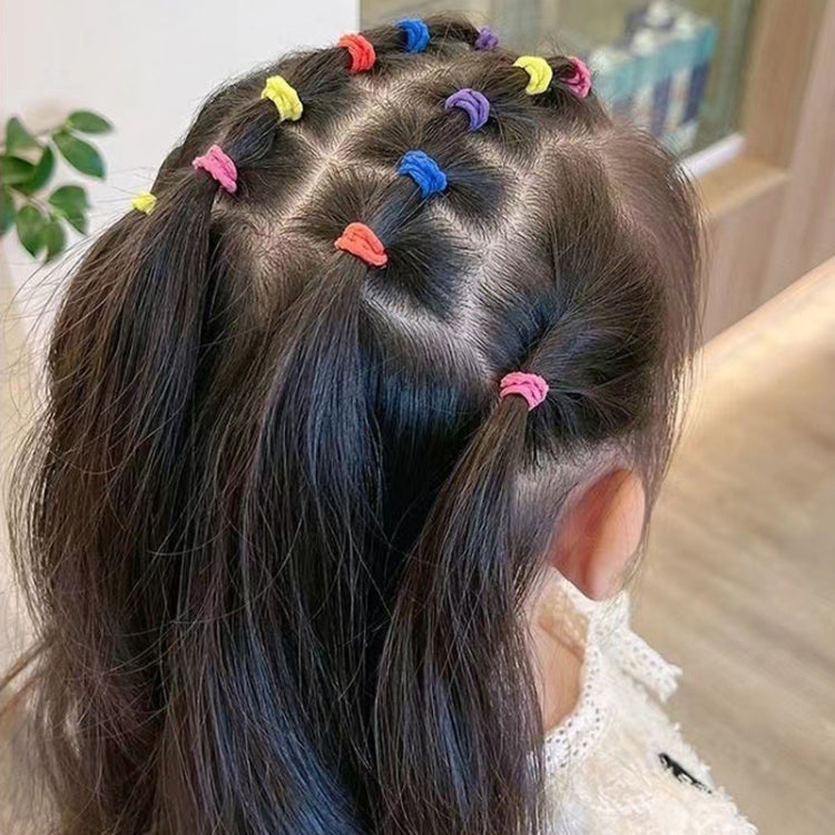 300pcs /Can Baby Elastic Hair Accessories And Hair Ties Children Non-Injury Hair Band My Store