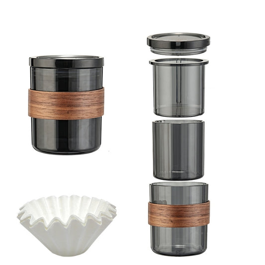 3 In 1 Pour Over Coffee Maker with Filter Cup for Camping Travel Office