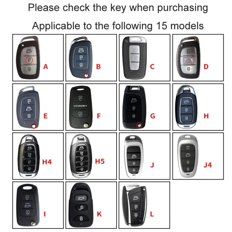 For Hyundai Car Key Cover Multifunctional Keychains Anti-lost Number Plates ÎҵÄÉ̵ê