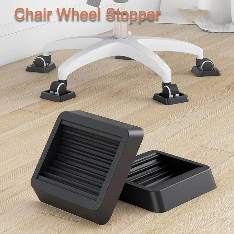 Computer Pulley Swivel Chair Fixed Anti-slip Foot Pad Holder