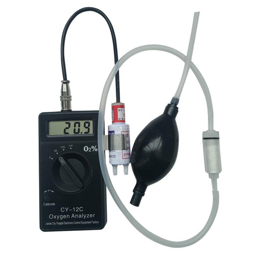 CY-12C Portable Oxygen Analyzer Full Range Oxygen Measurement Device Reluova