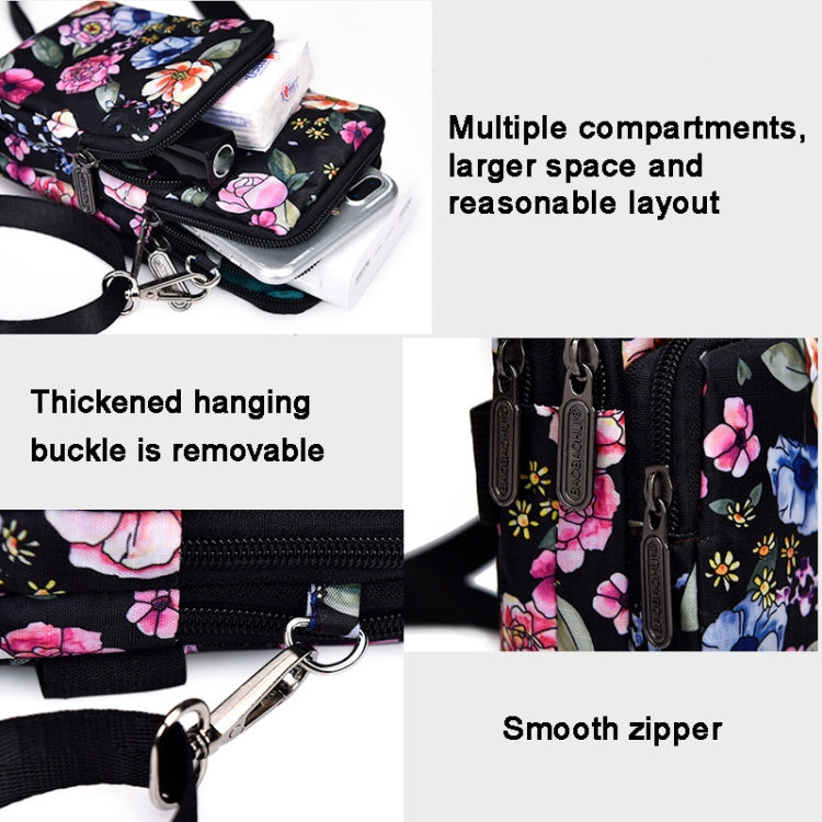 Printed Crossbody Mobile Phone Bag Mini Wallet With Arm Band My Store