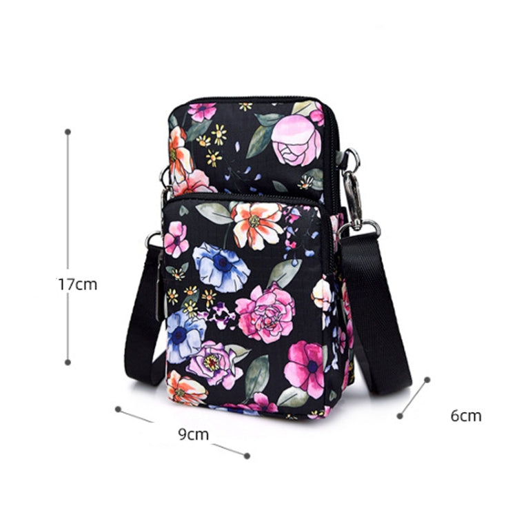 Printed Crossbody Mobile Phone Bag Mini Wallet With Arm Band My Store