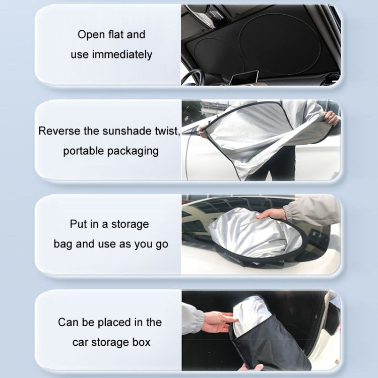 For Tesla Car Sun Protection Heat Insulation Folding Sunshade ÎҵÄÉ̵ê