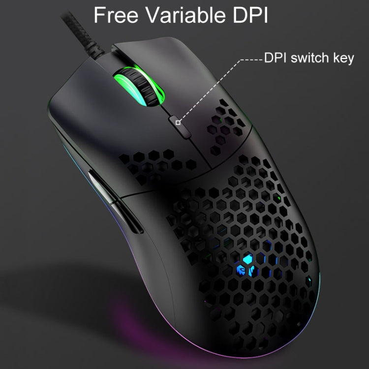 XUNSVFOX XYH90 Wired Hollow Hole Mouse RGB Illuminated Macro Programming Gaming Mouse My Store