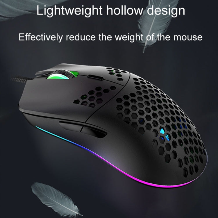 XUNSVFOX XYH90 Wired Hollow Hole Mouse RGB Illuminated Macro Programming Gaming Mouse My Store