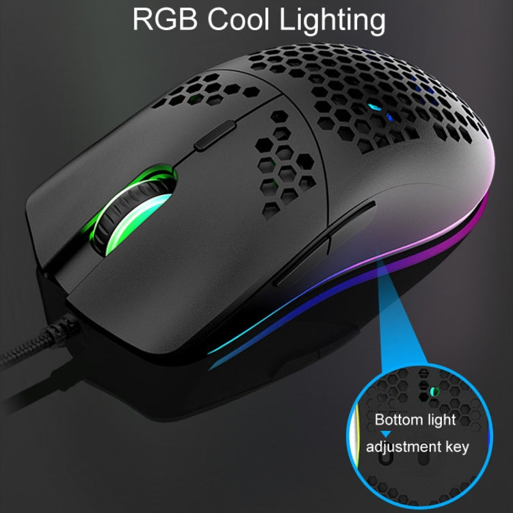 XUNSVFOX XYH90 Wired Hollow Hole Mouse RGB Illuminated Macro Programming Gaming Mouse My Store