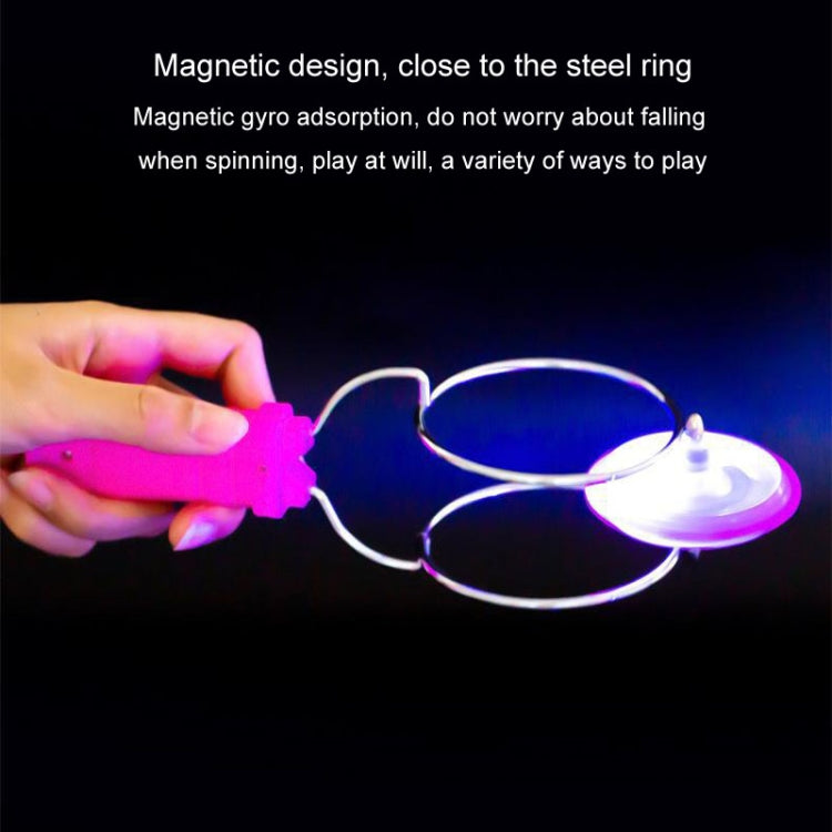 Light-emitting Magnetic Gyro Toys Magic Track Gyro Children Toy Yo-yo Balls Reluova