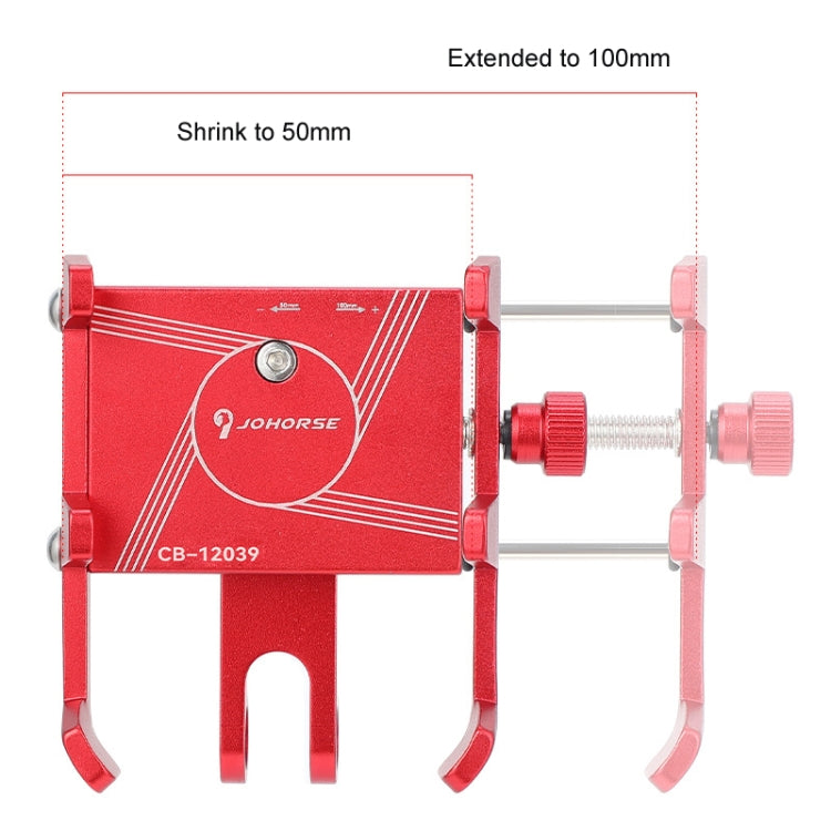 JOHORSE Bicycle Shockproof Mobile Phone Holder Motorcycle Riding Equipment Reluova