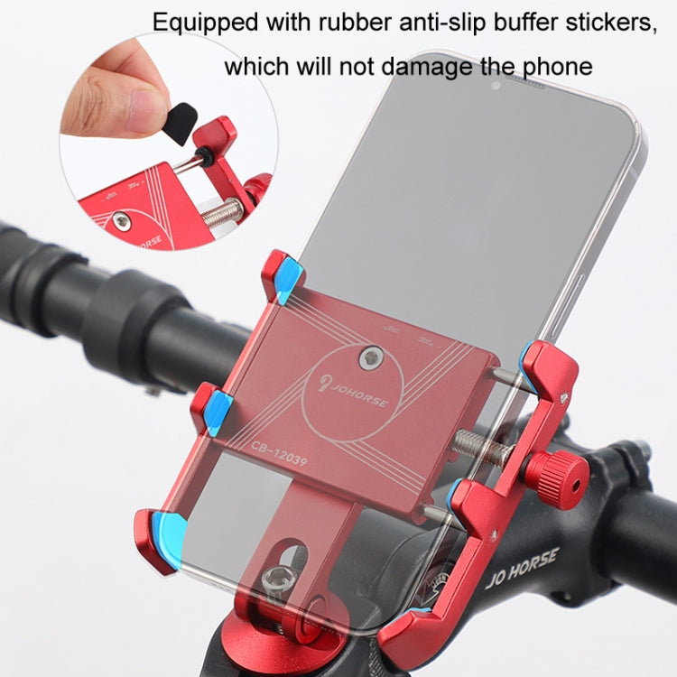 JOHORSE Bicycle Shockproof Mobile Phone Holder Motorcycle Riding Equipment Reluova