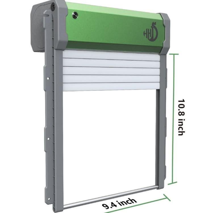 Solar Powered Automatic Chicken Coop Door 4 Modes Automatic Chicken Door with Remote Control - Reluova