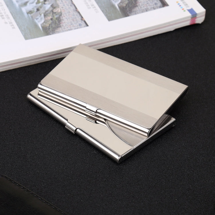 Minimalist Men Business Card Holder Portable Metal Name Card Case My Store