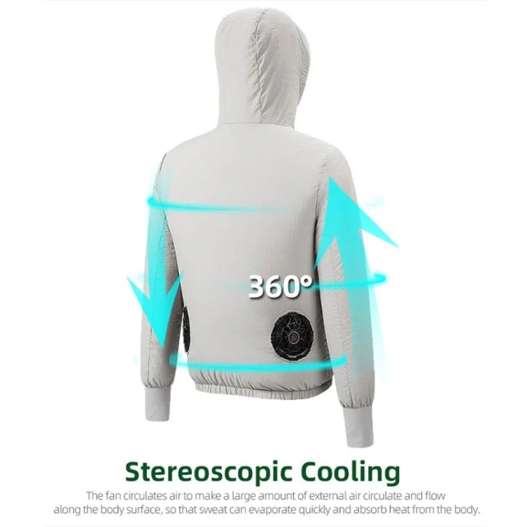 Women Summer Cooling Air-conditioning Clothes Jacket Include 2 5V Portable Fans My Store