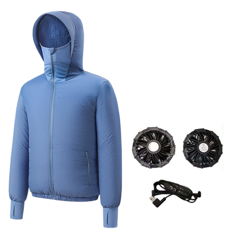 Men Summer Cooling Air-Conditioning Clothes Jacket Include 2 5V Portable Fans My Store