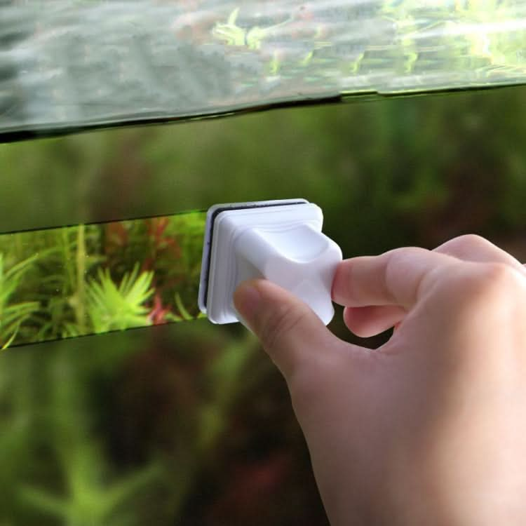 Magnetic Aquarium Brush Glass Fish Tank Algae Moss Remover Double Sided Cleaning Brush - Reluova