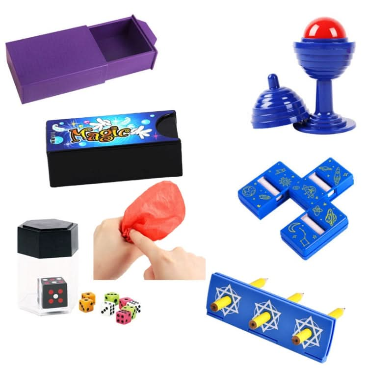 Children Magic Props Gift Set Students Festival Talent Toys Magic Box Reluova