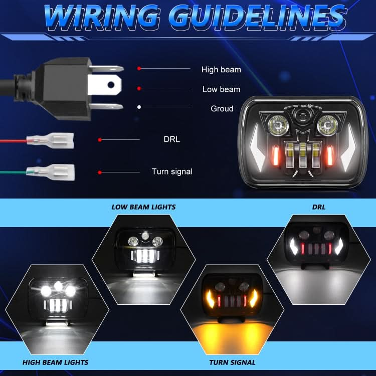 7-Inch Mechanic Car Modified Headlights For Wrangler ÎҵÄÉ̵ê