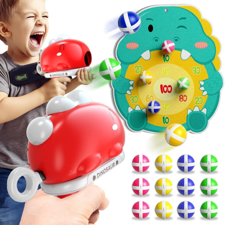 Children Dinosaur Sticky Balls Target Shooting Parent-child Interactive Outdoor Sports Toy