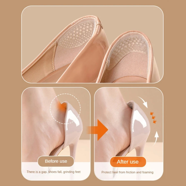 1pair Anti-Friction High Heel Stickers Ladies Shoe Size Adjustment Anti Heel Drop Tool-Reluova